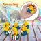 12 Donald Rubber Ducks Bulk, 12 Pack, Small 2.3 Inch, Funny Rubber Duckies for Jeep Ducking, 2025 Gifts, Bath Tub Toys, Christmas White Elephant Gift for Adults